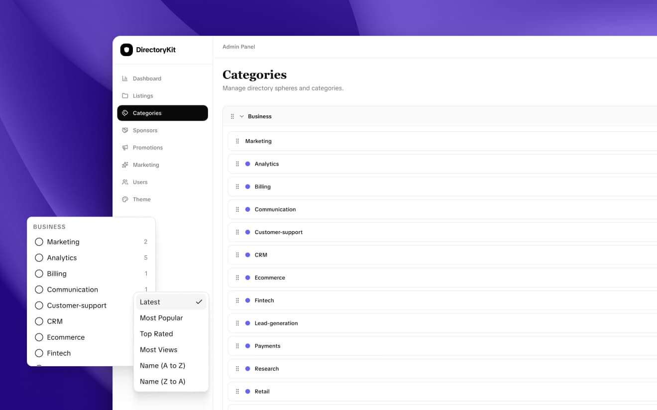 Search & Filters
