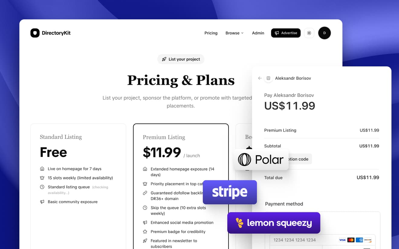 Built-in Payments